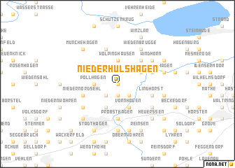 map of Nieder Hülshagen