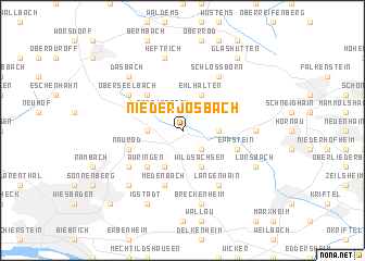 map of Niederjosbach