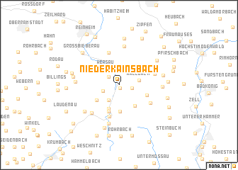 map of Nieder-Kainsbach