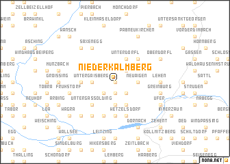 map of Niederkalmberg