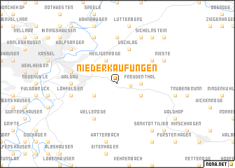 map of Niederkaufungen