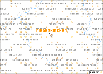 map of Niederkirchen