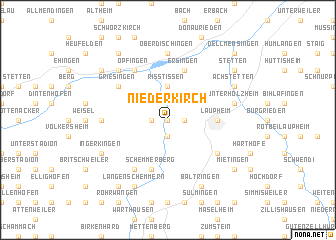 map of Niederkirch