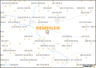 map of Niederklein