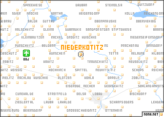 map of Nieder Kotitz