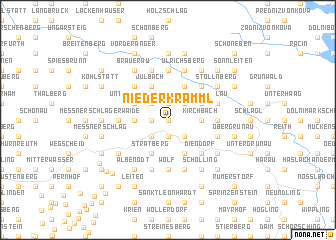 map of Niederkramml