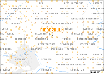 map of Niederkulm