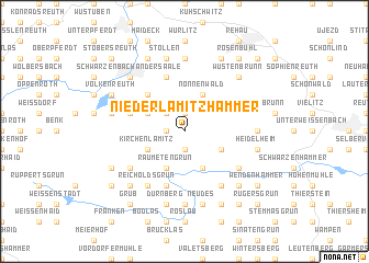 map of Niederlamitzhammer