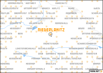 map of Niederlamitz