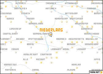 map of Niederlarg