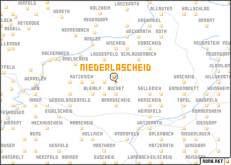 map of Niederlascheid