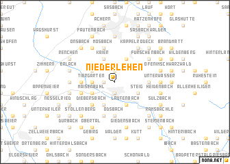 map of Niederlehen