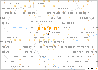 map of Niederleis