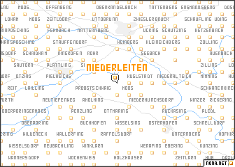 map of Niederleiten