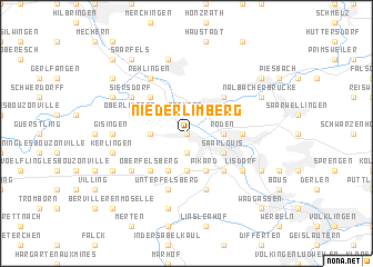 map of Niederlimberg