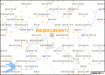 map of Niederlößnitz