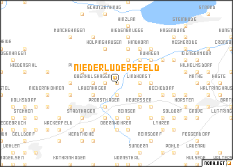 map of Nieder Lüdersfeld