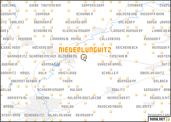 map of Niederlungwitz