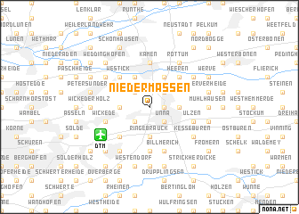 map of Niedermassen