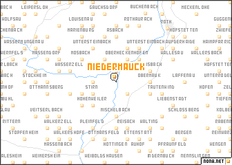 map of Niedermauck