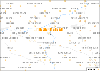 map of Niedermeiser