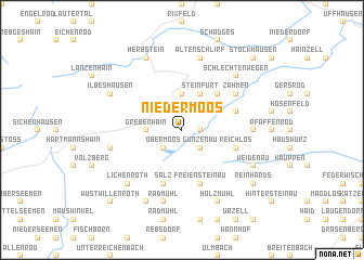 map of Nieder-Moos