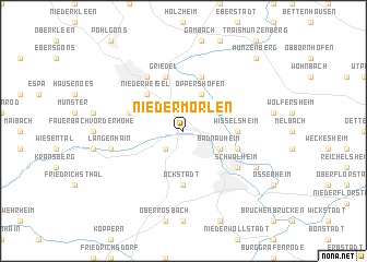 map of Nieder-Mörlen