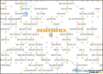 map of Niedermurach