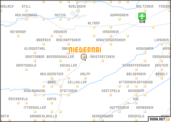 map of Niedernai