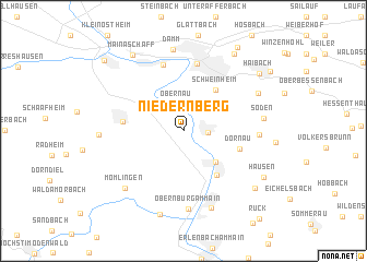 map of Niedernberg