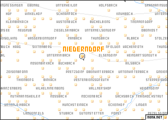 map of Niederndorf