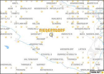 map of Niederndorf