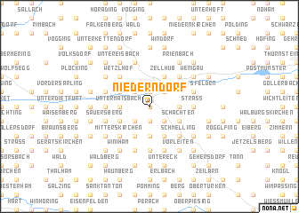 map of Niederndorf