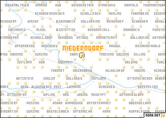 map of Niederndorf