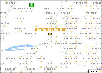 map of Niederneuching