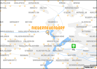 map of Niederneuendorf