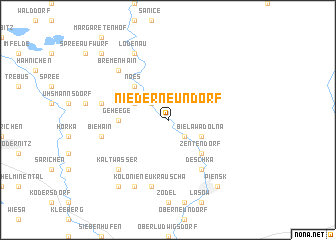 map of Nieder Neundorf