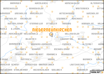 map of Niederneunkirchen