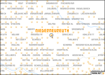 map of Niederneureuth