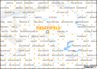 map of Niedernfeld