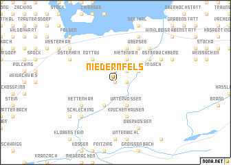 map of Niedernfels