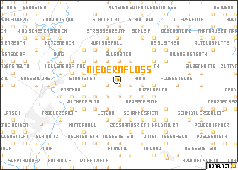 map of Niedernfloß