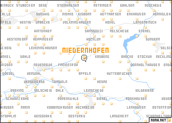 map of Niedernhöfen