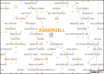 map of Niedernzell