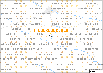 map of Niederoberbach