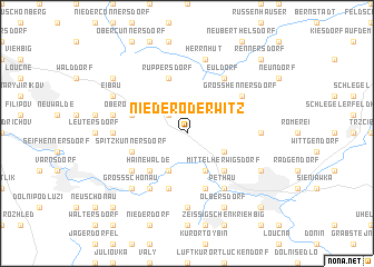 map of Niederoderwitz