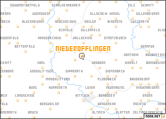 map of Niederöfflingen