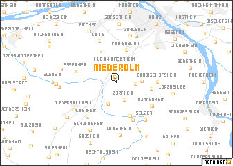 map of Nieder-Olm