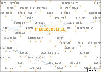 map of Niederorschel