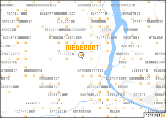 map of Niederort